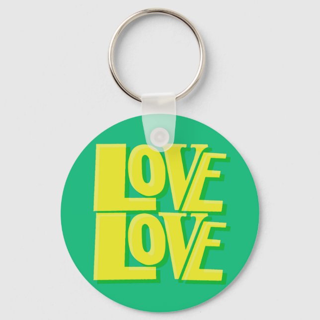 Llavero Love Love Key Charm (Reverso )