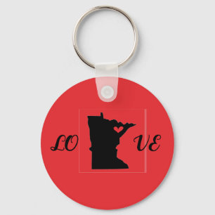 Llavero Love Minnesota Marble Stone Coaster