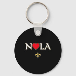 Llavero Love Nola New Orleans Fleur De Lis Heart Nola