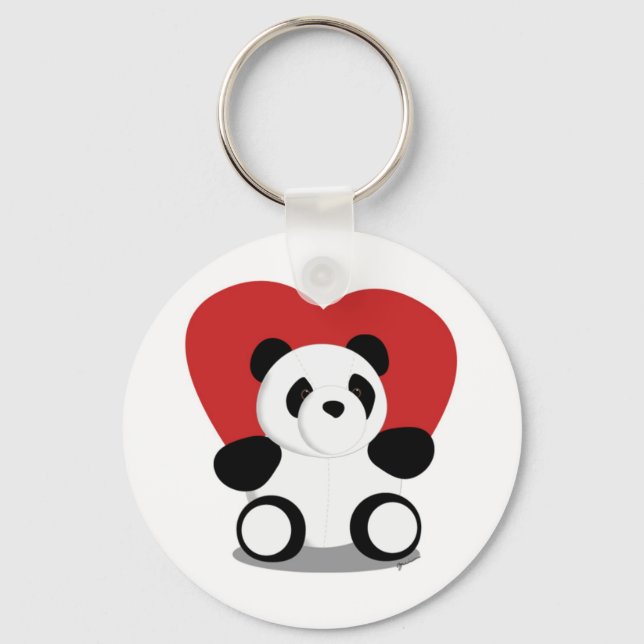 Llavero Love Pandas (Anverso)