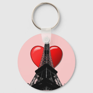 Llavero Love Paris Keychain