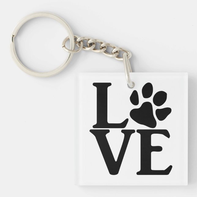 Llavero Love Paw Classic (Frente)