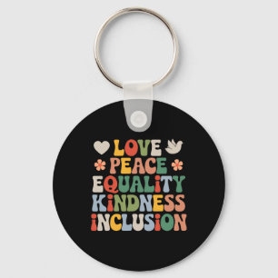 Llavero Love Peace Diversity Inclusion Equality Black Hist