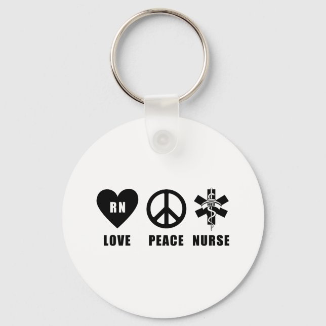 Llavero Love Peace RN (Anverso)