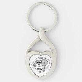 Llavero Love Rescue - Heart Keychain