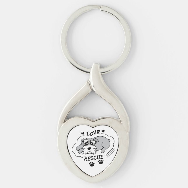 Llavero Love Rescue - Heart Keychain (Anverso)