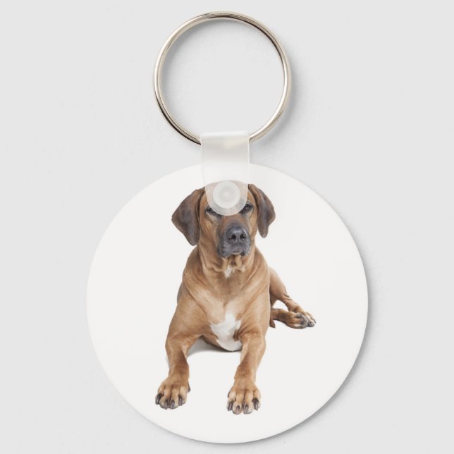 Llavero Love Rhodesian Ridgeback Puppy Dog Keychain (Anverso)
