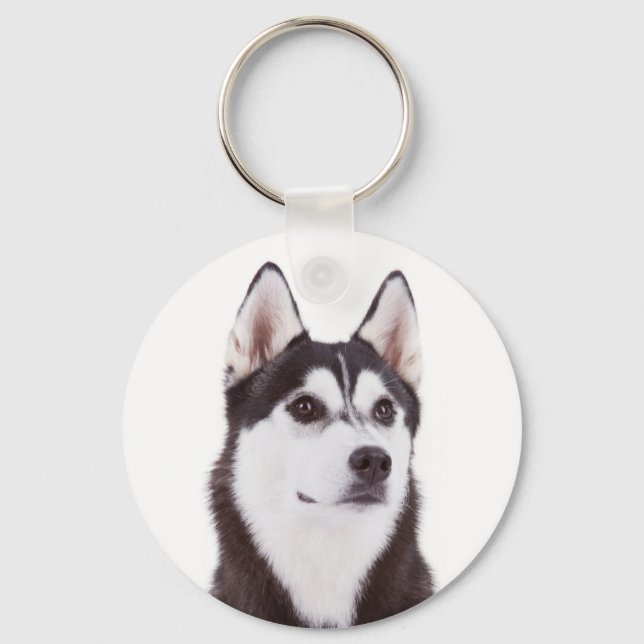 Llavero Love Siberian Husky Puppy Dog Portrachain (Anverso)