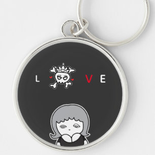 Llavero LOVE Skull