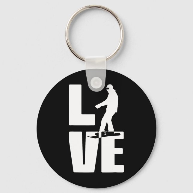 Llavero Love Snowboarding (Anverso)
