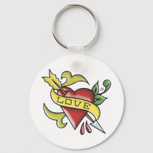 Llavero Love Tattoo Keychain