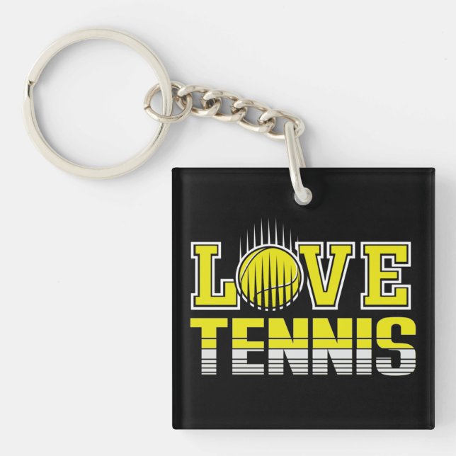 Llavero Love Tennis Keychain (Frente)