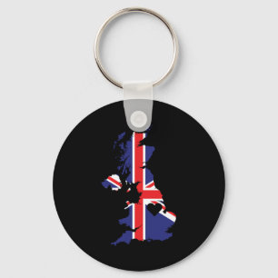 Llavero Love United Kingdom Gift British Pride Heart