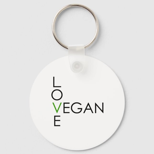Llavero Love Vegan (Anverso)
