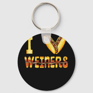 Llavero Love Weiners Hotdogs Wiener Sausage Hot Dog Lover