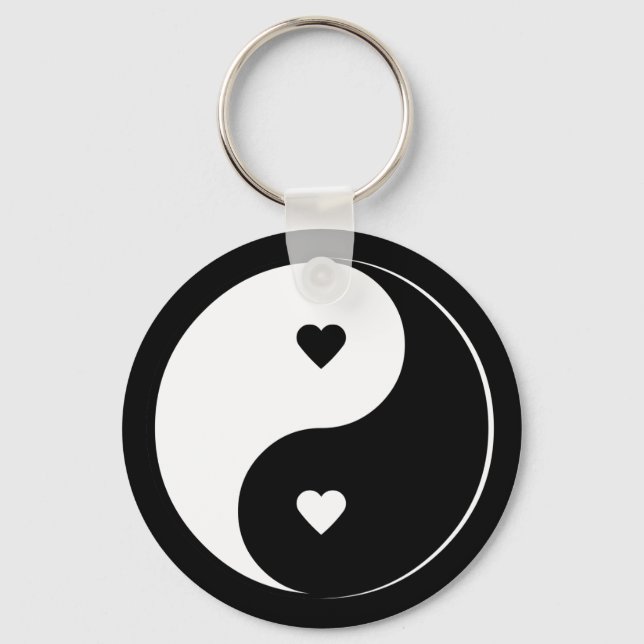 Llavero Love Yin Yang keychain (Anverso)