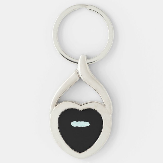 Llavero Love You More Teal Modern Aesthetic  (Anverso)
