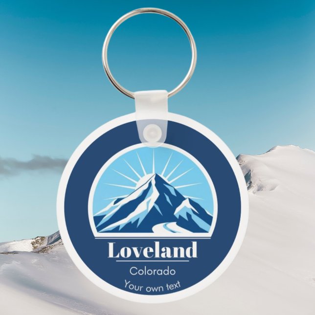 Llavero Loveland Colorado, recuerdo de regalo de los Estad (Subido por el creador)