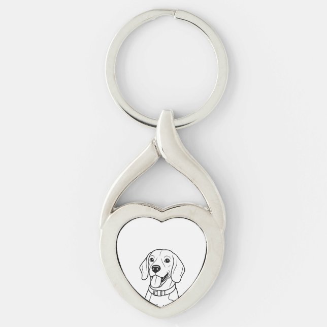 Llavero Lovely Beagle (Anverso)