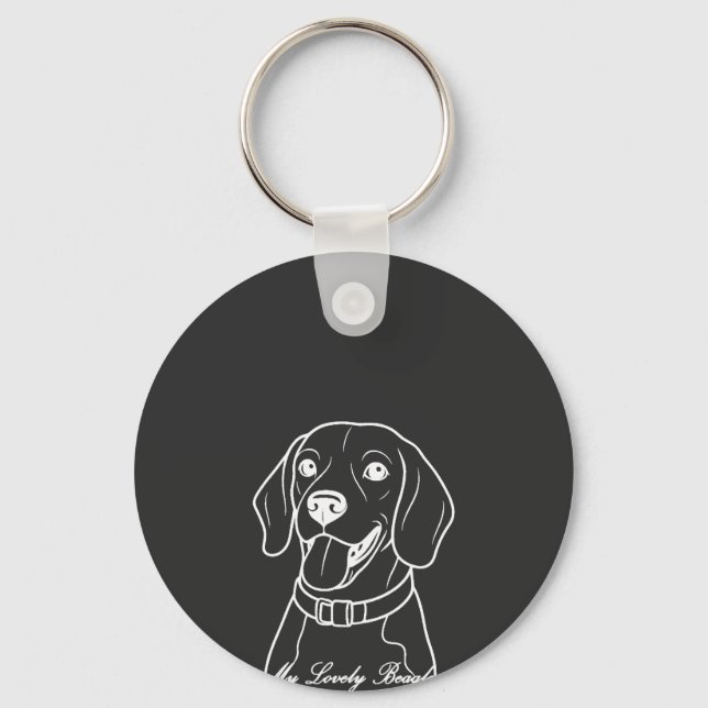 Llavero Lovely Beagle (Anverso)