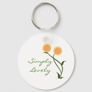 Llavero Lovely Blooms Keychain, Naranja