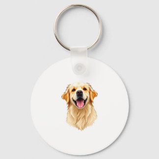 Llavero Lovely Golden Retriever Keychain
