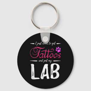 Llavero Lover Tattoo Gracioso Labrador Perro Mamá Regalo I