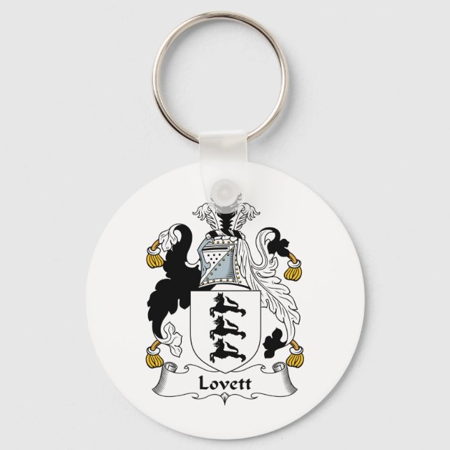 Llavero Lovett Family Crest (Anverso)