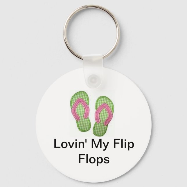 Llavero Lovin' My Flip Flops (Anverso)