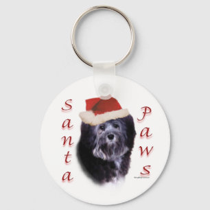 Llavero Lowchen Santa Paws
