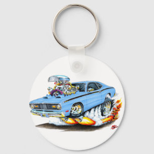 Llavero Lt 1970-74 del plumero de Plymouth Blue Car