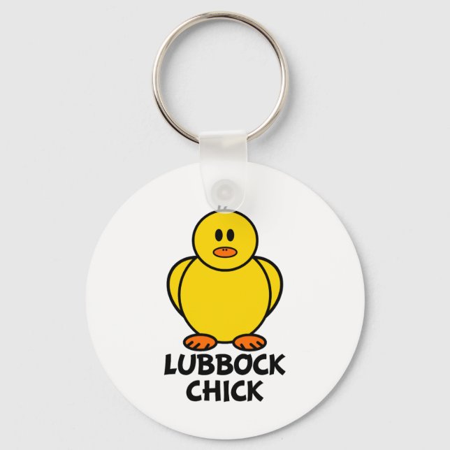 Llavero Lubbock Texas Chick (Anverso)