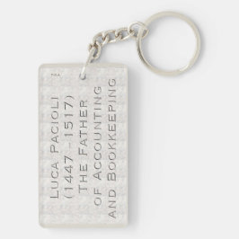 Llavero "Luca Pacioli - El padre de la contabilidad"