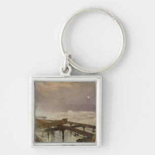 Llavero Luces azules, embarcadero de Teignemouth -