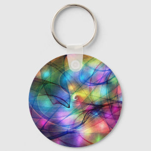 Llavero luces brillantes de arco iris