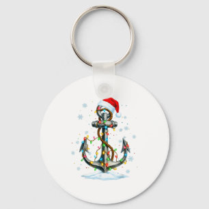 Llavero Luces de Navidad de Ancla Náutica Barco Marinero 