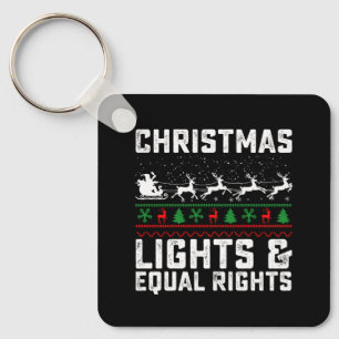 Llavero Luces de Navidad e Igualdad de Derechos Feminista