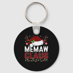Llavero Luces de Navidad Memaw Claus Familia Igual Xmas