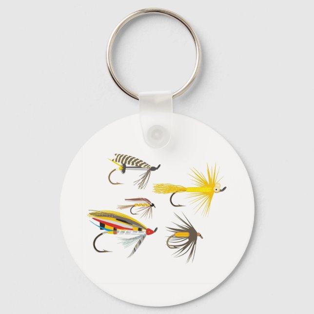 Llavero Luces de pesca de vuelo (Anverso)