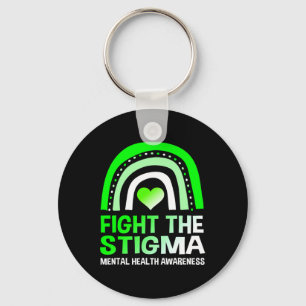 Llavero Lucha contra el estigma Apoyo a la sensibilización