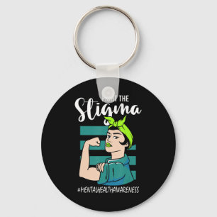 Llavero Lucha contra el estigma: conciencia de estabilidad