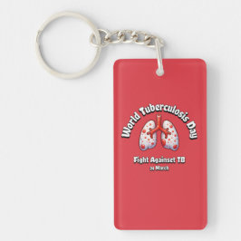 Llavero Lucha contra la TBC. Día mundial de la tuberculosi