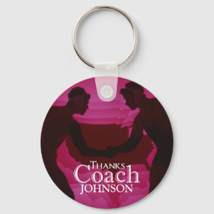 Llavero Lucha gracias entrenador Silhouette Red