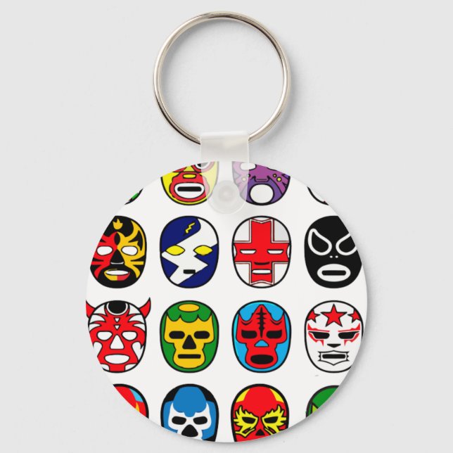 Llavero Lucha libre Luchador Máscaras de Lucha Mexicana (Anverso)