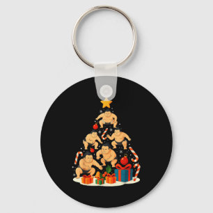 Llavero Lucha Sumo Luchador de Sumo Japonés Navidad Tr