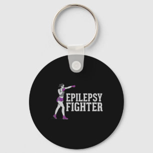 Llavero Luchador de epilepsia - Apoyo a Guerrero de Concie