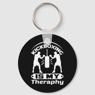 Llavero Luchador Divertido Dice Que El Kickboxing Es Mi Ca