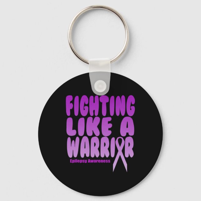 Llavero ¡Luchando Como Un Guerrero! Conciencia sobre la ep (Anverso)