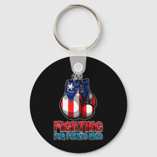 Llavero Luchando por Puerto Rico - Bandera Puertorriqueña