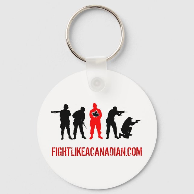 Llavero Luchar Como Un Keychain Canadiense (Anverso)